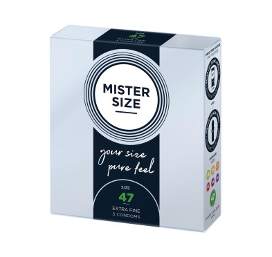 MISTER SIZE 47mm Condoms 3pcs